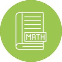 Math Book Simple Motion Design vector