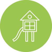 Slide Simple Line Sketch vector