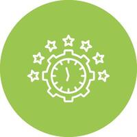 Time Management Color Block Design vector