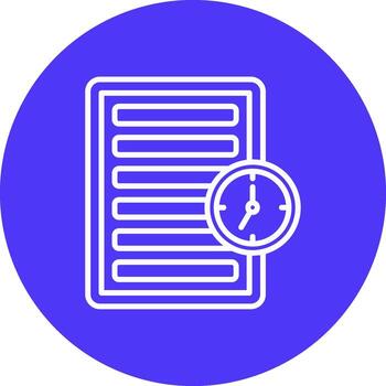 Bullet List Thin Line Design vector