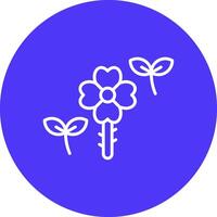 Clover Outline Graphic Design vector