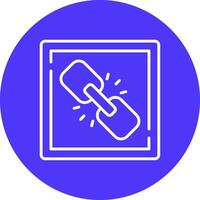 Link Bold Web Icon vector