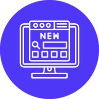 New Features Gradient Style Icon vector
