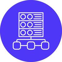 Server Modular UI Graphic vector