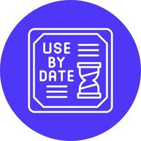 Use By Date Cool Tone vector