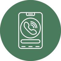 Call Subtle UI Style vector