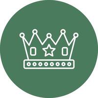 Crown Color Block Design vector
