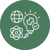 Problem Solving Artistic UI Symbol vector