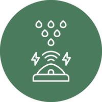 Rain Sensor Vibrant UI Element vector