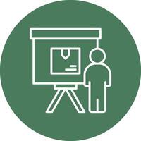Presentation Monochrome UI Visual vector