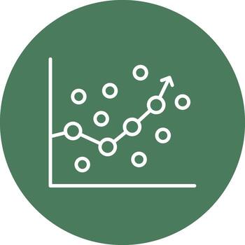 Regression Analysis Functional Flat Style vector