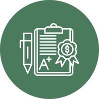 Results Modular UI Graphic vector