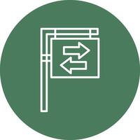Road Sign Dynamic Web Illustration vector