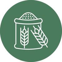 Wheat Clean Web Element vector
