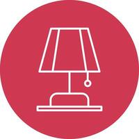 Table Lamp Responsive Icon Badge vector