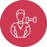 Trainer Simple Line Sketch vector