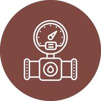 Pressure Sensor Subtle UI Style vector