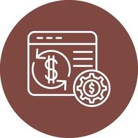Subscription Interactive Icon Badge vector