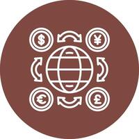 World Sleek Graphic Mark vector