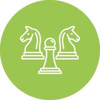 Chess Equipment Sharp Edge Symbol vector