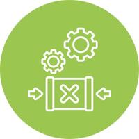 Do Not Clamp Flat Line Drawing vector