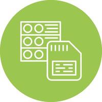 Save Data Color Enhanced Graphic vector