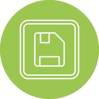Save Modern Tech Icon vector