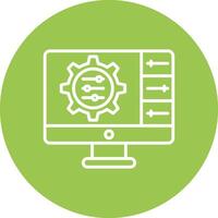 Settings Modern App Icon vector