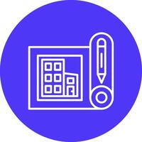 Blueprint Interface Sketch Art vector