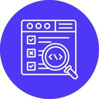 Code Review Web Interface Symbol vector