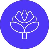 Crocus Gradient Tint Artwork vector