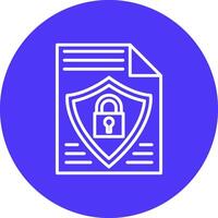 Data Privacy Stylish App Element vector
