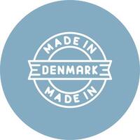 Made In Denmark Pop Color Style vector