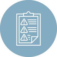 Reporting Bold Web Icon vector