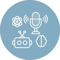 Speech Dynamic Web Illustration vector