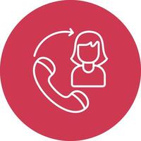 Phone Call Business Style Symbol vector