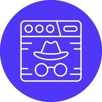 Incognito Compact App Icon vector