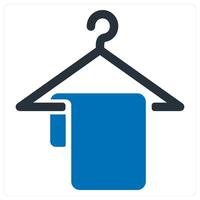 Hanger icon concept in blue color vector