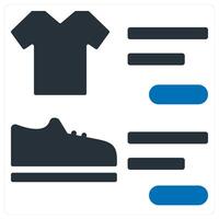 Online Shop icon concept in blue color vector