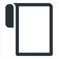 document and sheet concept in blue color vector