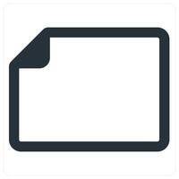 document and paper file icon concept in blue color vector
