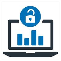 logs security icon concept vector