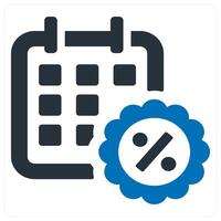 calendar and schedule period vector