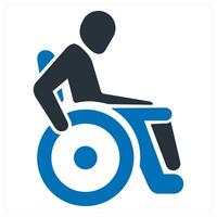 obestetrics and fetus icon concept in blue color vector