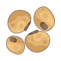 Moth Bean illustration vector
