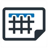 Excel Sheet concept icon vector