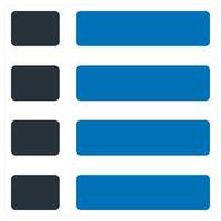 Nav Menu icon concept vector