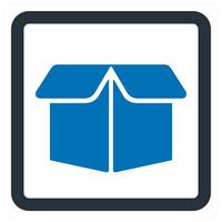 Drop Box icon vector