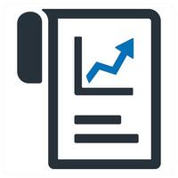 performance icon concept in blue color vector