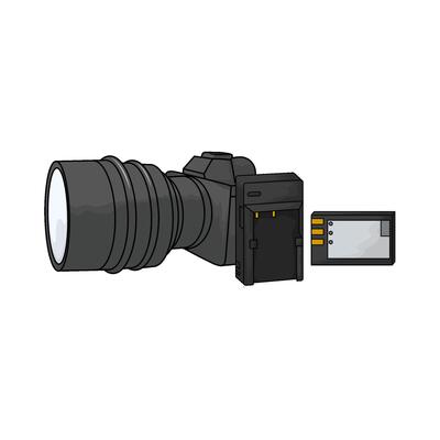 camera with battery